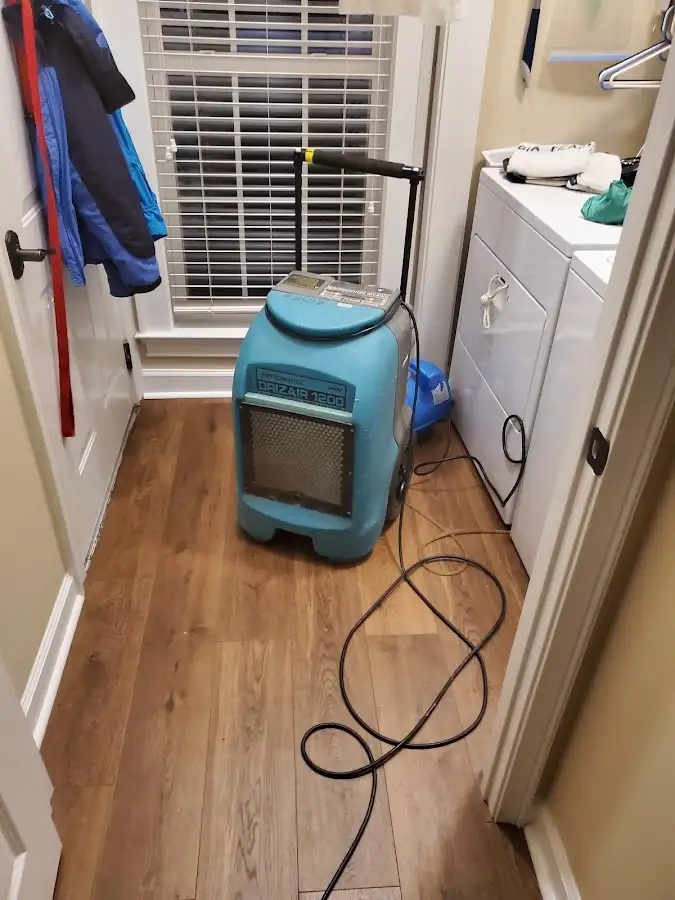 Commercial dehumidifier deployed for Flood Damage Cleanup in Mebane