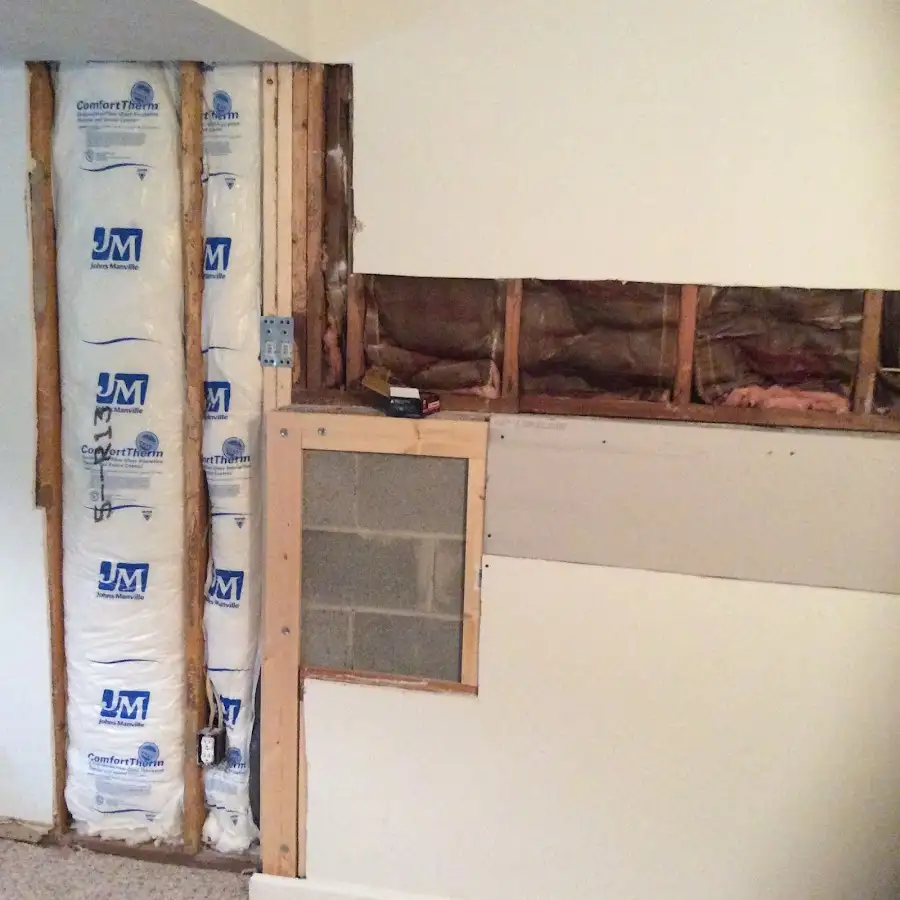 Wall insulation replacement during Odor Removal & Deodorization in Mebane